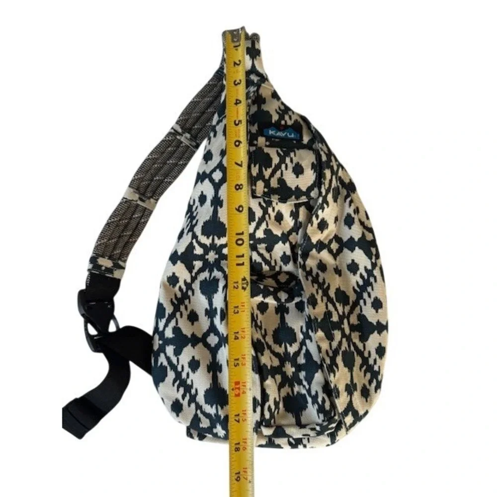 NWOT KAVU Sling‎ Backpack Bag Ikat Pattern Adjustable Strap Outdoor Casual